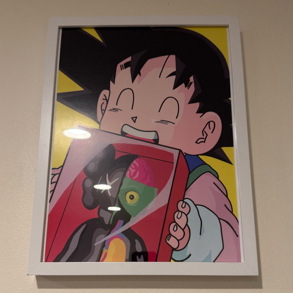 Dragon ball z Goten X Kaws toy